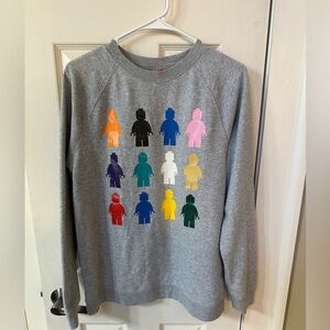 lego target Sweatshirt Mens Small Long sleeve Figure Graphic